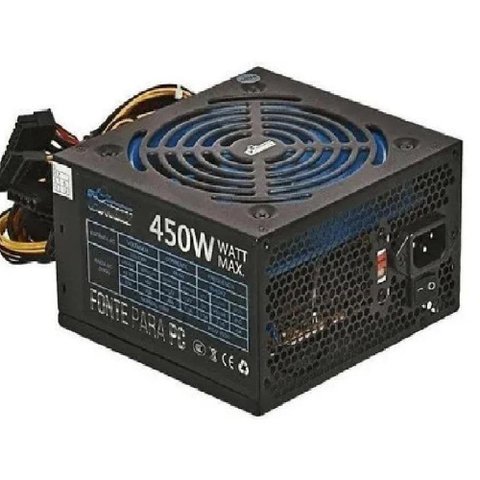Fonte Atx Gamer 450w Bivolt para Pc Cowboy Kp-533 Knup