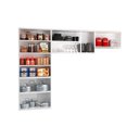 Ver imagem 6 de Cozinha Compacta Diamante New C/ 11 Portas ( 3 C/ Vidro ) Preto - Telasul