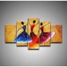 Quadro Decorativo 129x70 Sala Quarto Abstrato Dança Espanha - 6