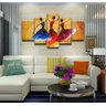 Quadro Decorativo 129x70 Sala Quarto Abstrato Dança Espanha - 3