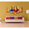 Quadro Decorativo 129x70 Sala Quarto Abstrato Dança Espanha - 4