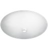 Plafon Charm com Vidro Redondo Fosco de 250mm com 1 Furo - 1