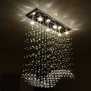 Ver imagem 3 de Luminária de Cristal Modelo Onda Para sala de Jantar/Estar com 70cm de Altura