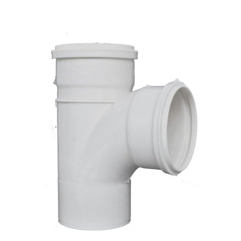 Tee Esgoto 75 Mm Soldável Pvc Branco Multilit