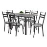Conjunto de Mesa Itália com 6 Cadeiras 1,40m Artefamol Granito / Dark - 1