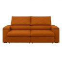 Ver imagem 2 de Sofá Konrad Retrátil Reclinável Mônaco 2,10 Metros Bouclê