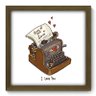 Quadro com Moldura - 33x33 - Love Story - N2036 - 1