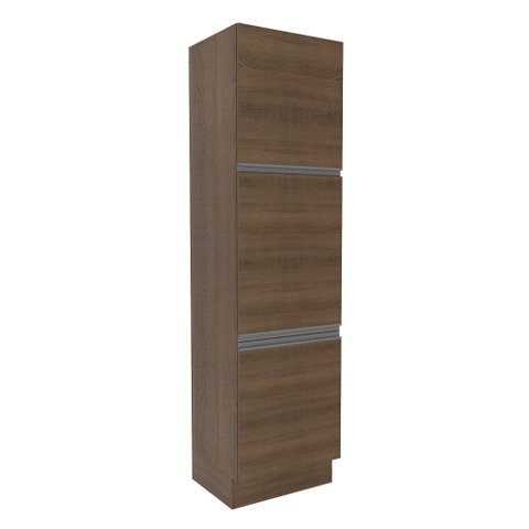 Paneleiro Madesa Glamy 60 cm 3 Portas Rustic Cor:Rustic