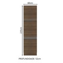 Ver imagem 2 de Paneleiro Madesa Glamy 60 cm 3 Portas Rustic Cor:Rustic