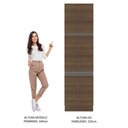 Ver imagem 5 de Paneleiro Madesa Glamy 60 cm 3 Portas Rustic Cor:Rustic
