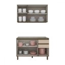Ver imagem 3 de Cozinha Compacta Connect 6 Portas 2 Gavetas 100% Mdf Duna/cristal - Henn