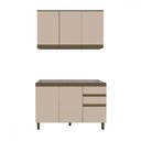 Ver imagem 2 de Cozinha Compacta Connect 6 Portas 2 Gavetas 100% Mdf Duna/cristal - Henn