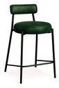 Ver imagem 2 de Banqueta Cozinha Alta com Encosto Industrial Preto Kit 2 Londres Pu Preto D03 - D’Rossi