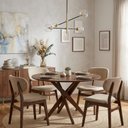 Ver imagem 6 de Mesa de Jantar Redonda Madeira Maciça 4 Lugares 100cm Lisboa