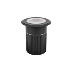 Embutido de Solo Led Stella Focco 10w Bivolt Preto 3000k Luz Amarela - 1