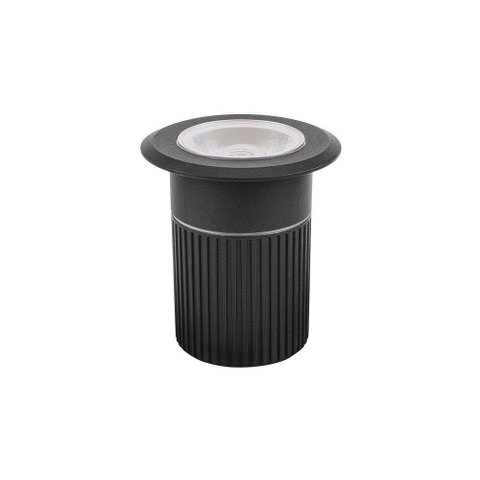 Embutido de Solo Led Stella Focco 10w Bivolt Preto 3000k Luz Amarela