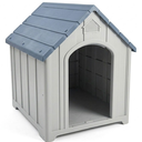 Ver imagem 1 de Casa Casinha para Cachorro Média Resistente Impermeável Fácil Montagem Syberflex