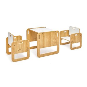Móveis Mesa Infantil 2 Cadeiras 0 a 2 Anos Montessori