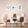 Conjunto Quadro Decorativo Advocacia, Verdade, Respeito e Equilibrio 244x86 ( 3 Pecas 86x60 ), Moldu - 1
