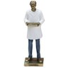 Estatueta Decoração Odontólogo Dentista Enfeite Resina 25cm - 1
