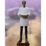 Estatueta Decoração Odontólogo Dentista Enfeite Resina 25cm - 3