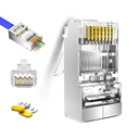 Ver imagem 3 de Kit 80 Conector Blindado Rj45 Cristal 8p8c Cat6