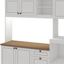 Ver imagem 5 de Cozinha Compacta Isis 8 Portas 1 Gaveta Branco/Ebano com Tampo