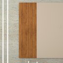Ver imagem 4 de Rack Bancada com Painel Wood Canela/Off White para TV até 42” - Mobler