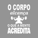 Ver imagem 1 de Adesivo Parede Motivacional Corpo Atinge Mente Acredita 75x95cm Branco