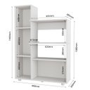 Ver imagem 2 de Armário Organizador Multiuso Cozinha e Lavanderia Mdp - 143x96cm - Branco Clean