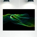 Ver imagem 1 de Quadro Decorativo Tela Canvas Abstratro Ref:qbab8 Lojall 90 X 60 Cm Borda Infinita