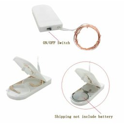 8 Fios com Micro luzes de LED Decoração Iluminação de Natal Branco Frio Amor Lindo - 2