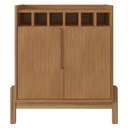 Ver imagem 7 de Balcão Aparador Bar 75cm com Adega Apollo Cedro C14 - Mpozenato