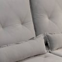 Ver imagem 7 de Sofá Retrátil e Reclinável Valência Luxo Linho 2.10m com Almofadas Decorativas Jc Estofados
