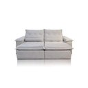 Ver imagem 2 de Sofá Retrátil e Reclinável Valência Luxo Linho 2.10m com Almofadas Decorativas Jc Estofados
