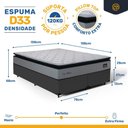 Ver imagem 4 de Cama Box com Colchão de Espuma D33 Pillow Top Maxx Queen 158cm