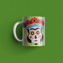Ver imagem 1 de Dia de los Muertos - Caneca de qualidade premium