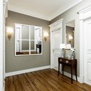 Ver imagem 2 de Módulo Espelho Decorativo - Kit 04 de 50x50cm TaColado Moldura Branca