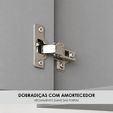 Ver imagem 2 de Gabinete de Banheiro Suspenso Minimalista Cinza Sagrado 70cm