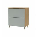 Ver imagem 1 de Balcão Modular 1 Porta Basculante 1 Gaveta Nesher Marquesa 80cm 100 Mdf