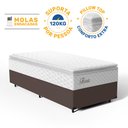 Ver imagem 2 de Cama Box com Colchão de Molas Ensacadas Pillow Top Flora Solteiro 88cm