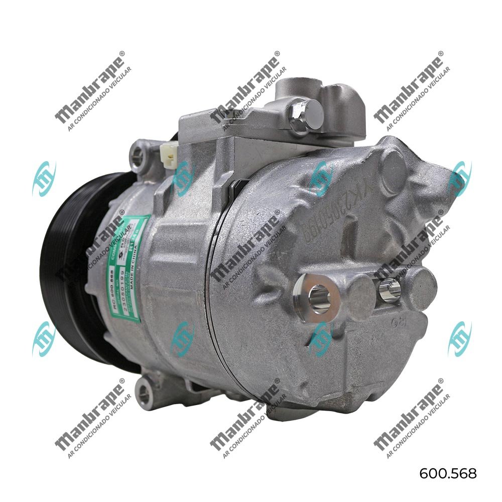 Compressor Modelo Aa Denso 7sbu16c Caminhão Axor - 2