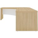 Ver imagem 7 de Mesa para Escritório em L Esquerdo 200x180cm Atria Executiva A02 Carvalho Branco - Lyam Decor