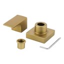Ver mais imagens de Kit Acabamento Descarga Hydra Padrão Deca e Docol + 2 Registro Chuveiro Dourado Fosco Alavanca Metal