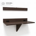 Ver imagem 6 de Mesa Suspensa Dobrável 80x50cm MDF 15mm - Pocket Ébano