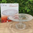 Ver mais imagens de 5 Boleiras com Pé Prato Porta Bolo 25cm Cristal Renaissance Bolo Doces e Tortas Lyor