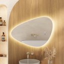 Ver imagem 2 de Espelho Ísis Orgânico LED com Botões Touch e Desembaçador Fabribam Único