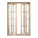 Ver imagem 4 de Porta Balcão de Correr Padrão Cedro Diagonal Reto Bat.14 Cm- 2.15 (a) X 2.40 (l)