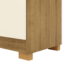 Ver imagem 3 de Guarda Roupa Casal 6 Portas Elegance sem Espelho Nature Champanhe Móveis Vila Rica