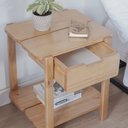 Ver imagem 3 de Mesa de Cabeceira Laguna Verniz Amêndoa